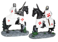 Φιγούρα Tole10 Black Horse - White Sword Templar Knight 12cm 39572 | www.lightgear.gr