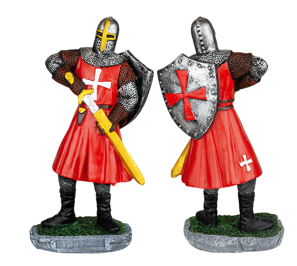 Φιγούρα Tole10 Draw The Sword Red Templar Knight. Resin 18cm 39536 | www.lightgear.gr