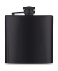 Υδροδοχείο - Φλασκι Albainox Stainless Black Hip Flask 40126 | www.lightgear.gr