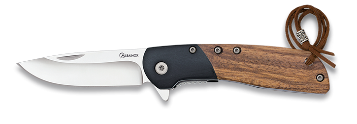 Σουγιάς Albainox Zebra Wood Pocket Knife 6.7cm 25054 | www.lightgear.gr