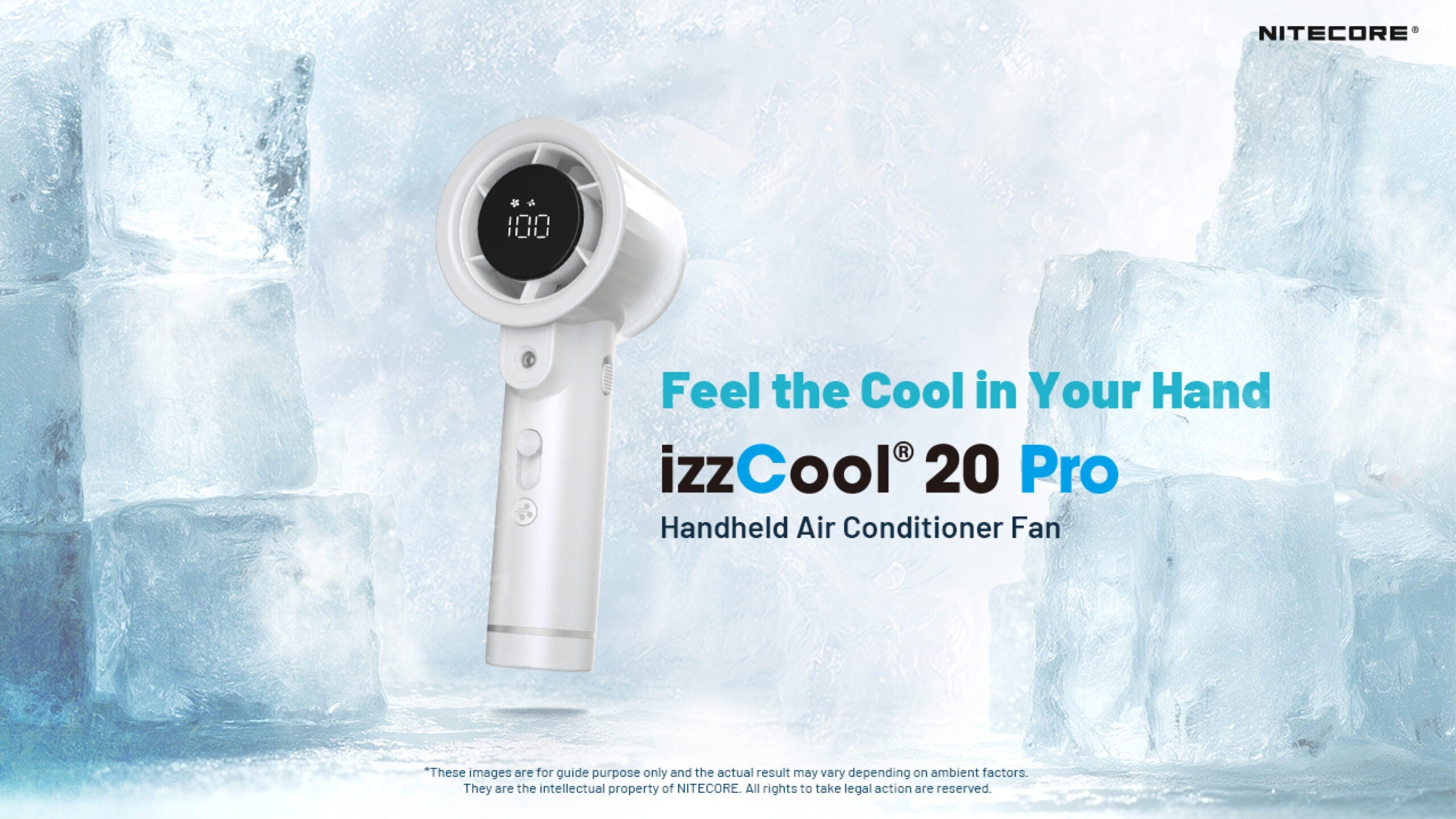 Ανεμιστήρας Ατομικός Nitecore IzzCool 20PRO | www.lightgear.gr