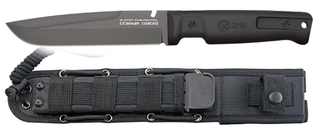Μαχαίρι K25 Tactical Knife Black Rubber 32757 | www.lightgear.gr