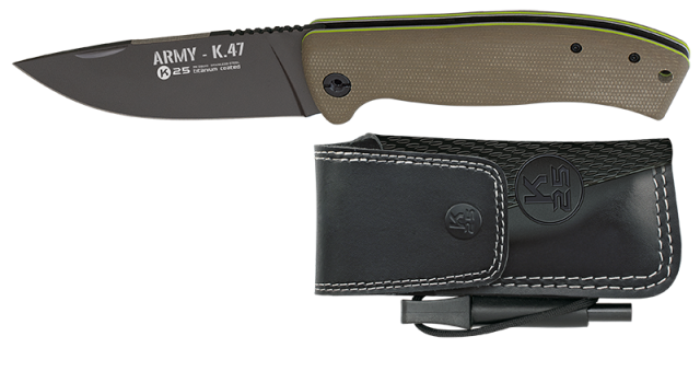 Σουγιάς K25 Army Pocket Knife Mikarta Blade 9 8cm | www.lightgear.gr