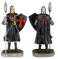 Φιγούρα Tole10 Shield-spear Black Templar Knight Resin 18cm 39521 | www.lightgear.gr
