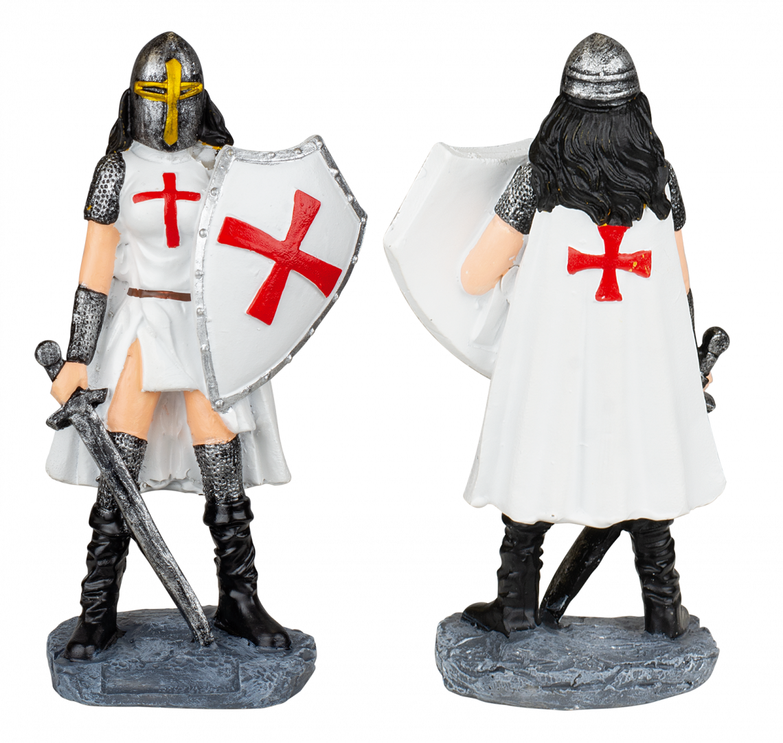 Φιγούρα Tole10 Resin White Templar Woman 12 cm 39517 | www.lightgear.gr