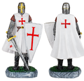 Φιγούρα Tole10 White Shield-sword Resin Templar Knight 12cm 39508 | www.lightgear.gr