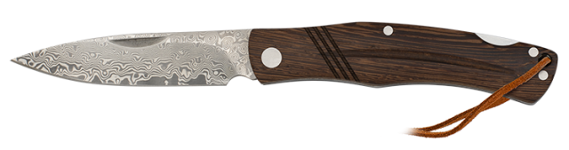 Σουγιάς Albainox Wenge Damask Pocket Knife Blade 8 cm | www.lightgear.gr