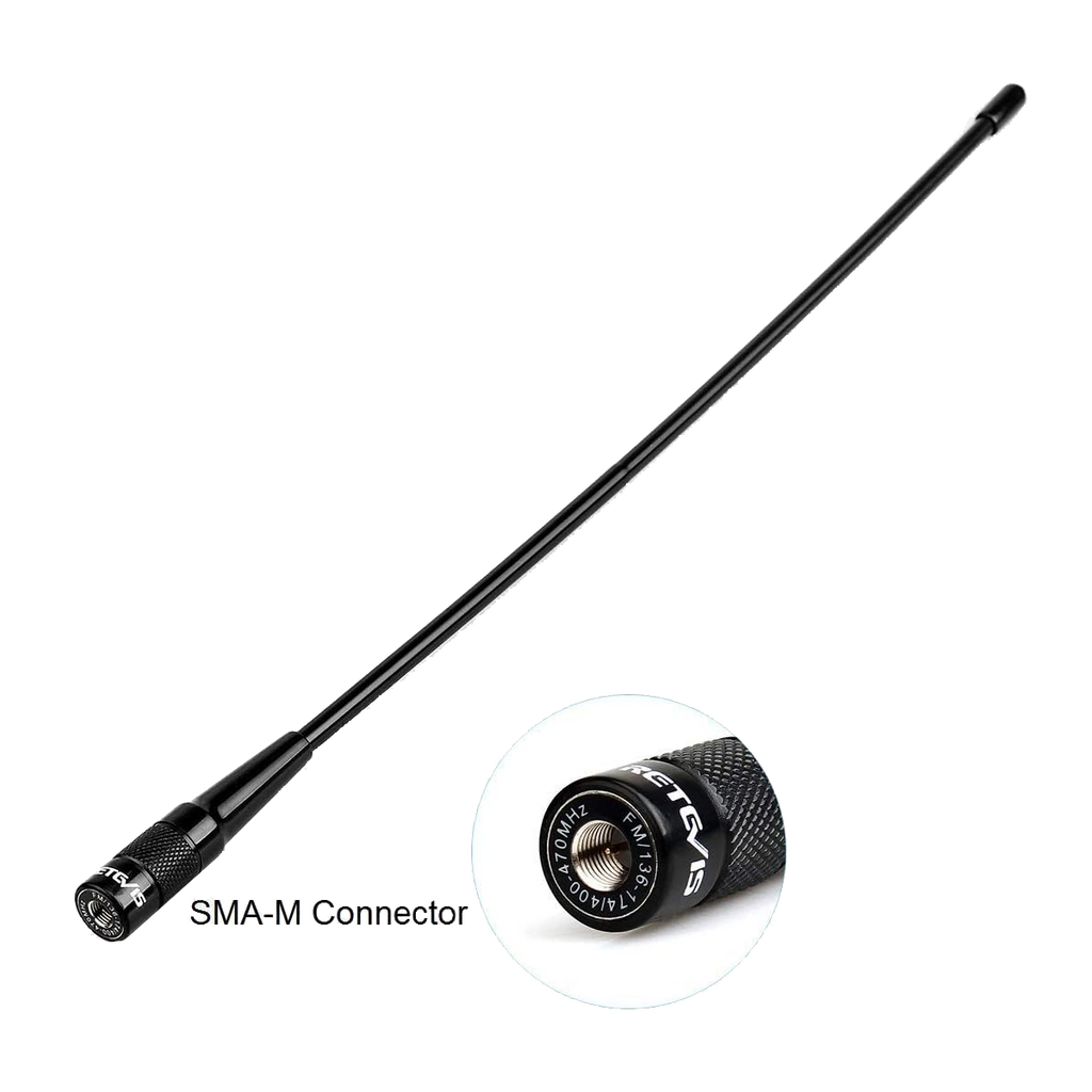 Κεραία Retevis SMA-M U/V Elite Antenna 15,4 in Dual Band 144/430 mHz | www.lightgear.gr