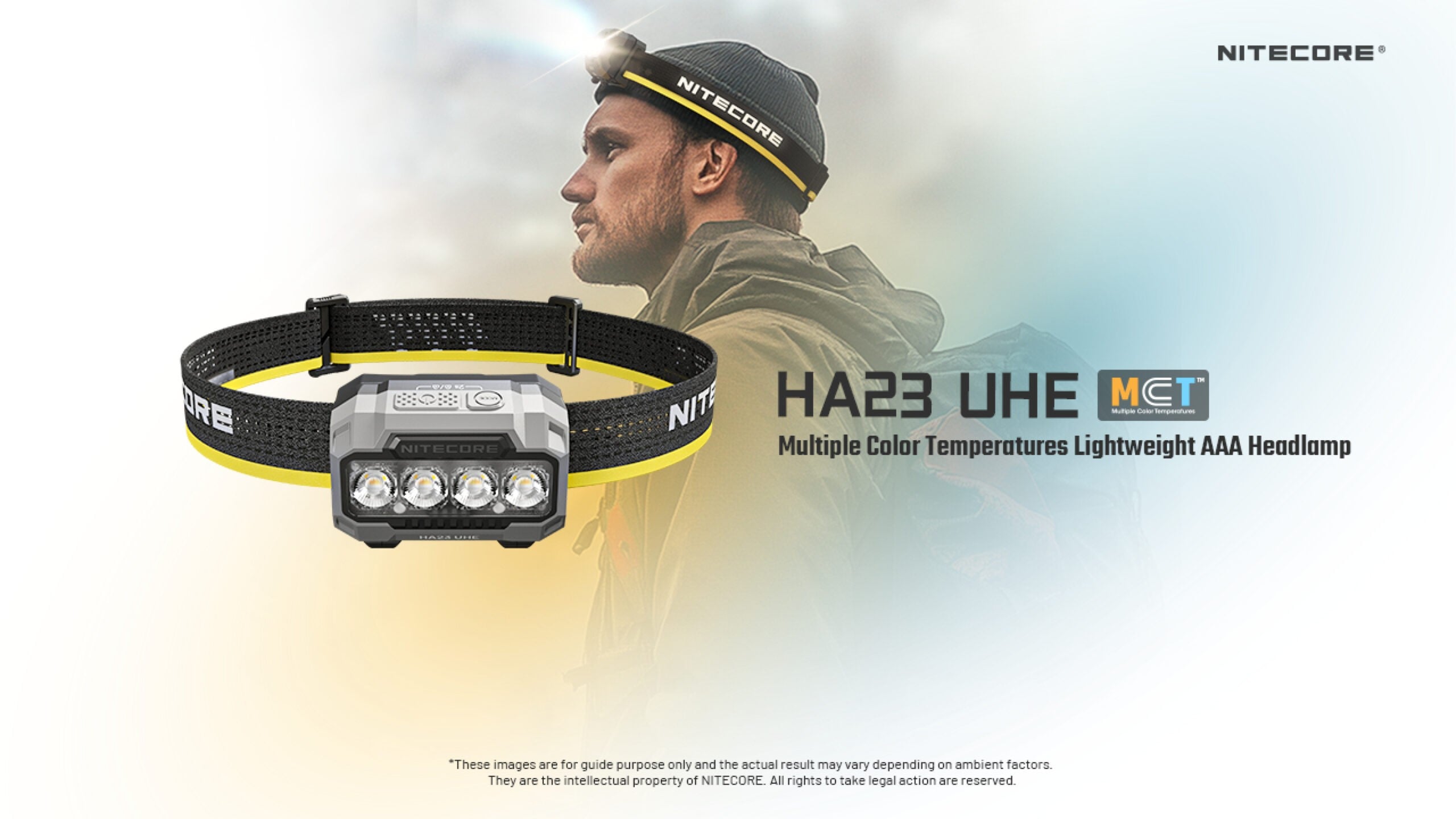 Φακός Led Nitecore Headlamp HA23 UHE Black | www.lightgear.gr