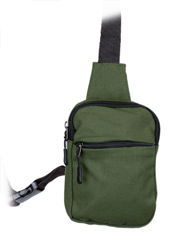 Τσαντάκι Ώμου Barbaric Black Sling Bag 39783-ve | www.lightgear.gr