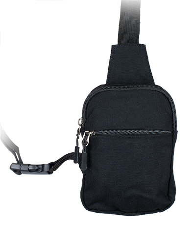 Τσαντάκι Ώμου Barbaric Black Sling Bag 39783-ne | www.lightgear.gr