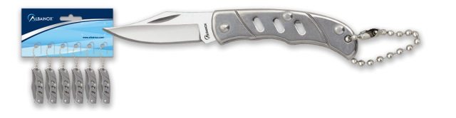 Σουγιάς Albainox Μπρελόκ Steel Pocket Knife Balls Chain 25023 | www.lightgear.gr