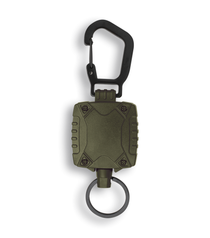 Μπρελόκ Albainox Εκτεινόμενο Κey-ring Black ABS / Metal Ca VE | www.lightgear.gr