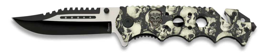 Σουγιάς Albainox Skulls Penknife 8.7cm 19867 | www.lightgear.gr