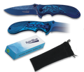 Σουγιάς Albainox Rainblue Flowers 8cm 18021 | www.lightgear.gr