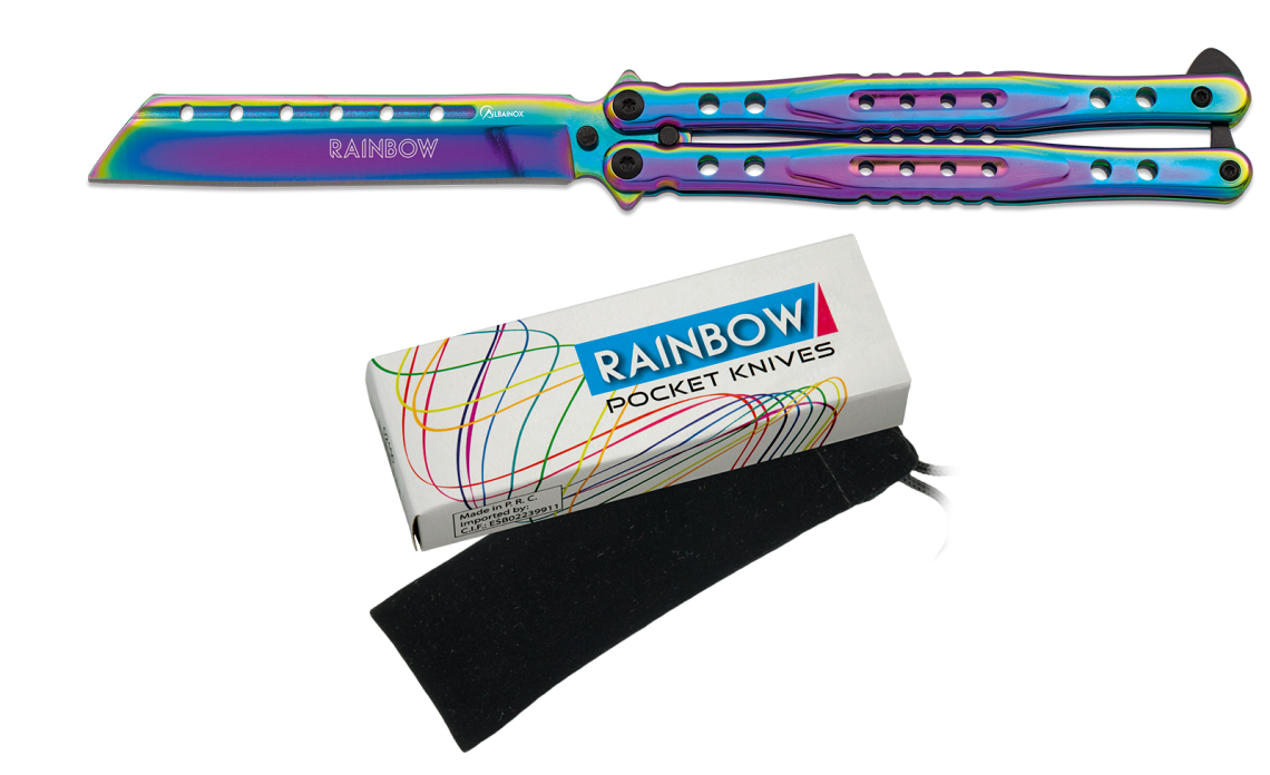 Σουγιάς Albainox Rainbow 11cm 02238 | www.lightgear.gr