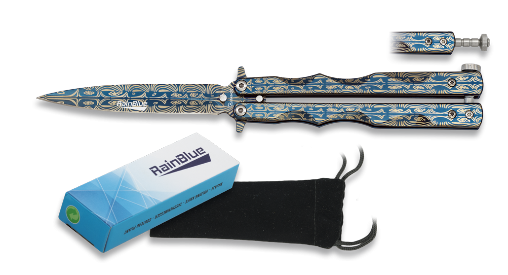 Σουγιάς Albainox BT Rainblue Laser 10 cm 02140 | www.lightgear.gr