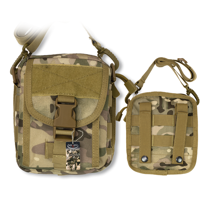 Τσαντάκι Ώμου Barbaric Tactical Molle Camo 34895-cp | www.lightgear.gr