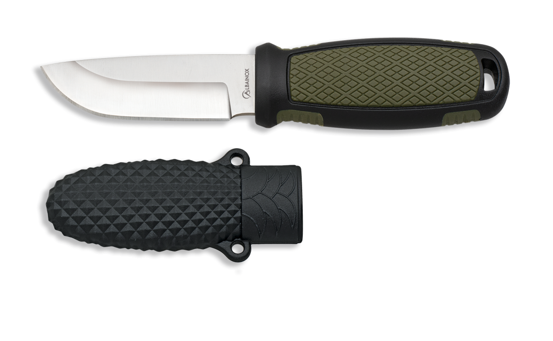 Μαχαίρι Albainox Green-black Knife. Blade 6.6 cm 32666 | www.lightgear.gr