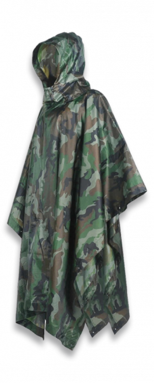 Αδιάβροχο Poncho Barbaric Παραλλαγής | www.lightgear.gr