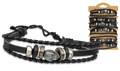 Βραχιόλι Από Δερματίνη Skull Bracelet 16210 | www.lightgear.gr