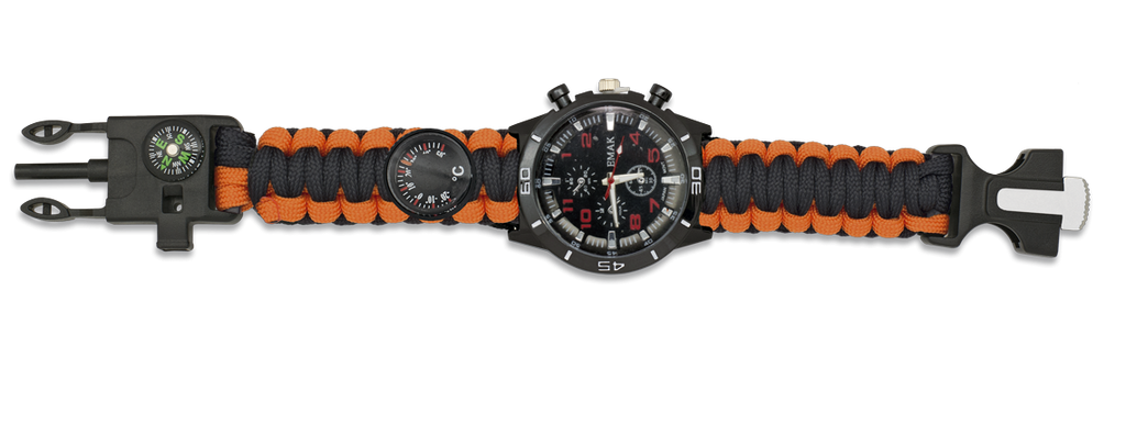 Ρολόι Χειρός Albainox Paracord Survival 33879-na | www.lightgear.gr