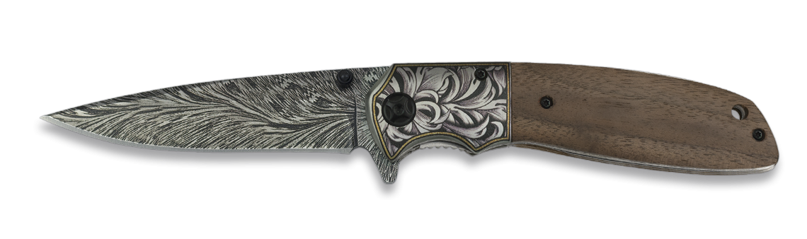 Σουγιάς Albainox Damaskus Pocket Knife Blade Size 9.60 cm 18284 | www.lightgear.gr
