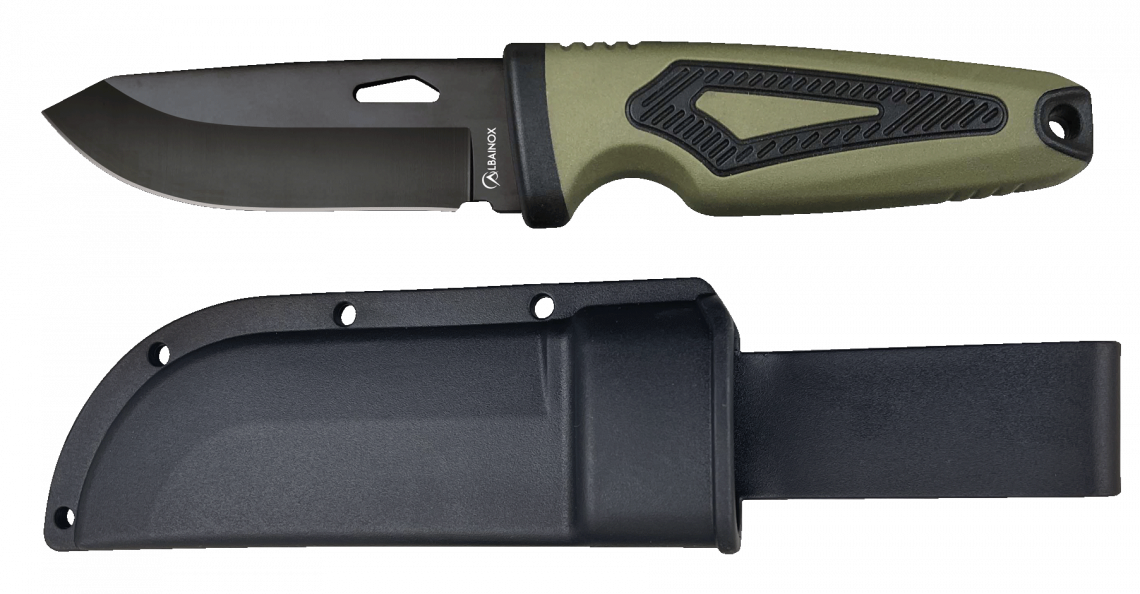 Μαχαίρι Albainox Green Knife. Double Injection 32641 | www.lightgear.gr
