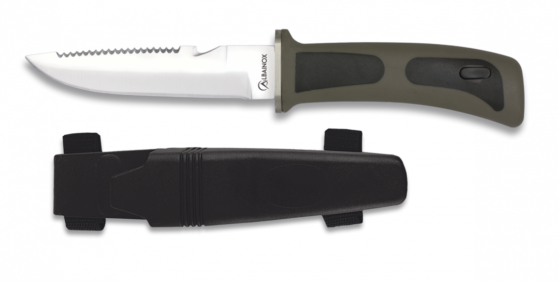 Μαχαίρι Albainox Καταδύσεων - Grey 31333-ne | www.lightgear.gr