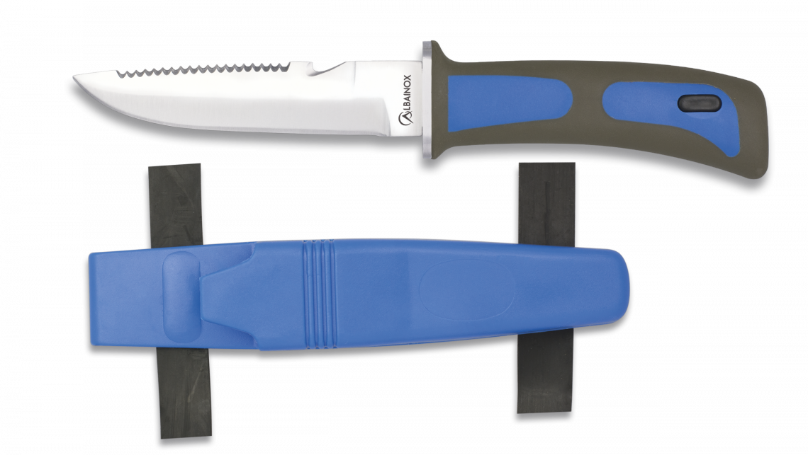 Μαχαίρι Albainox Καταδύσεων - Blue 31333-az | www.lightgear.gr