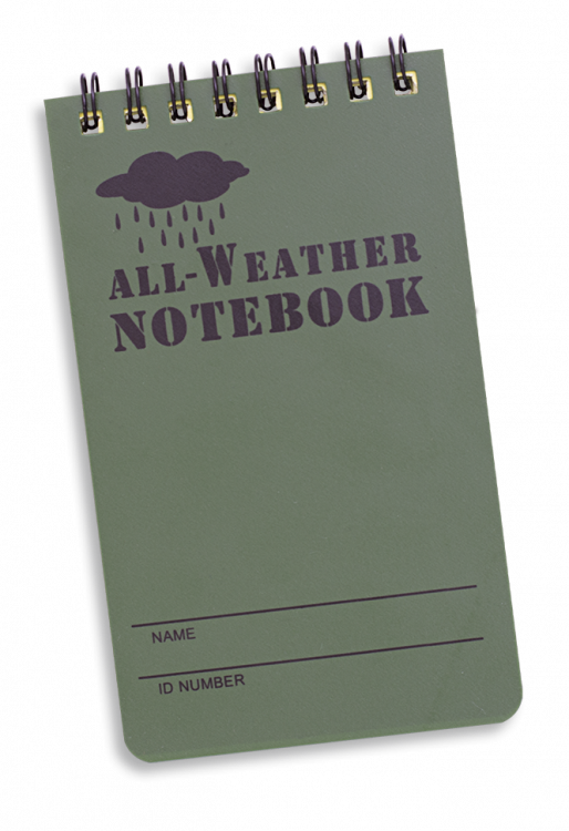 Waterproof Notebook Albainox 12,1x7,6 cm | www.lightgear.gr