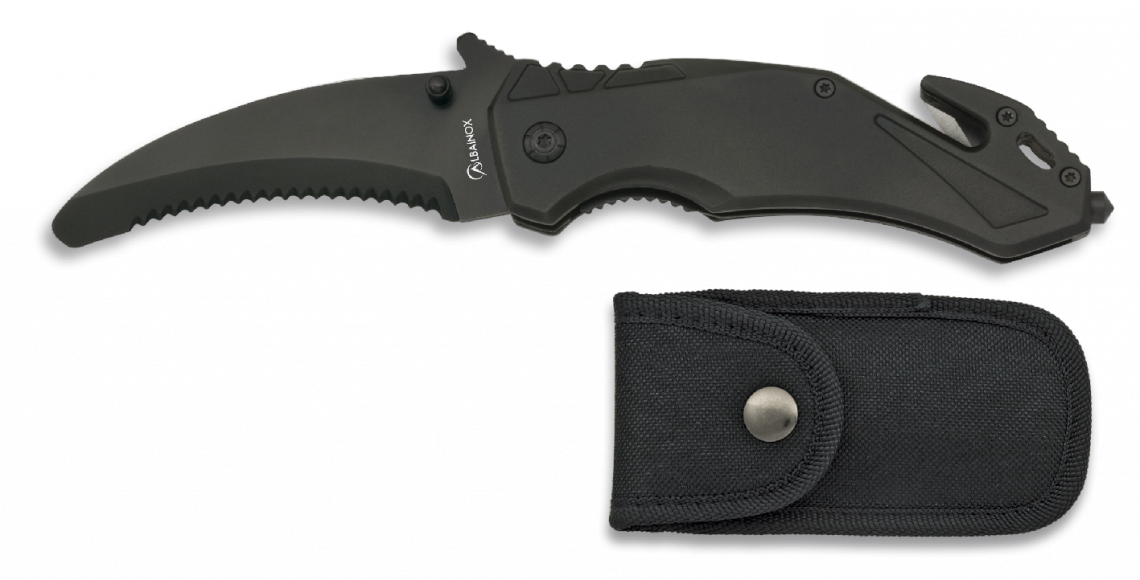 Σουγιάς Albainox Black Resque Penknife. Bl 8.5 | www.lightgear.gr
