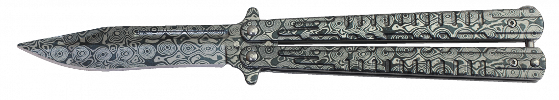 Σουγιάς Albainox Damaskus Balisong Knife.bl 10.1 | www.lightgear.gr