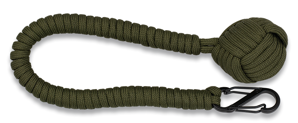Μπρελόκ Paracord Albainox Monkey Fist 31cm -green | www.lightgear.gr