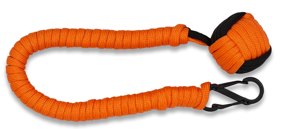 Μπρελόκ Paracord Albainox Monkey Fist 31cm -orange | www.lightgear.gr