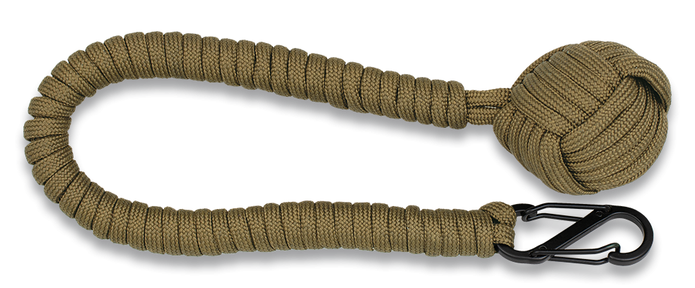 Μπρελόκ Paracord Albainox Monkey Fist 31cm -coyote | www.lightgear.gr