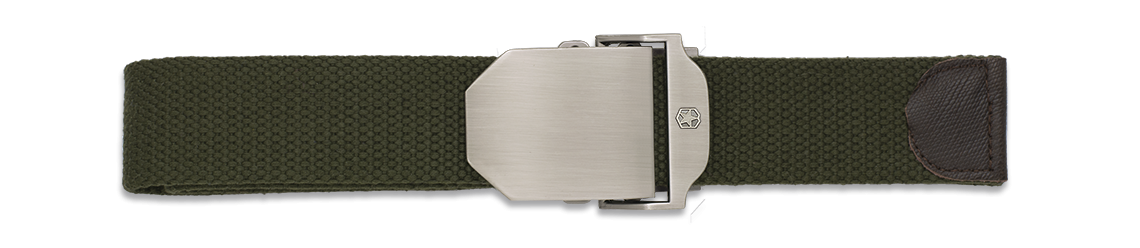 Ζώνη Επιχειρησιακή 135cm X 3.9cm Μεταλλική Πόρπη Green 33883 | www.lightgear.gr