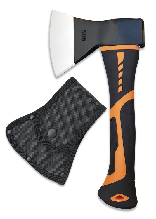 Τσεκούρι Albainox Axe Black-orange Λάμα 13cm 32397 | www.lightgear.gr