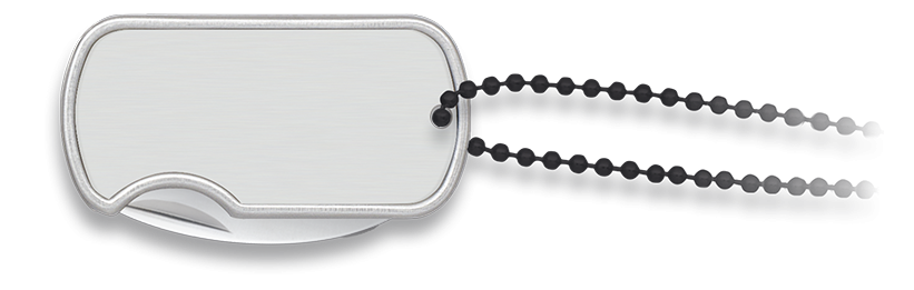 Σουγιάς Albainox Dog Tag Κρεμαστός Με Αλυσίδα 18655 | www.lightgear.gr