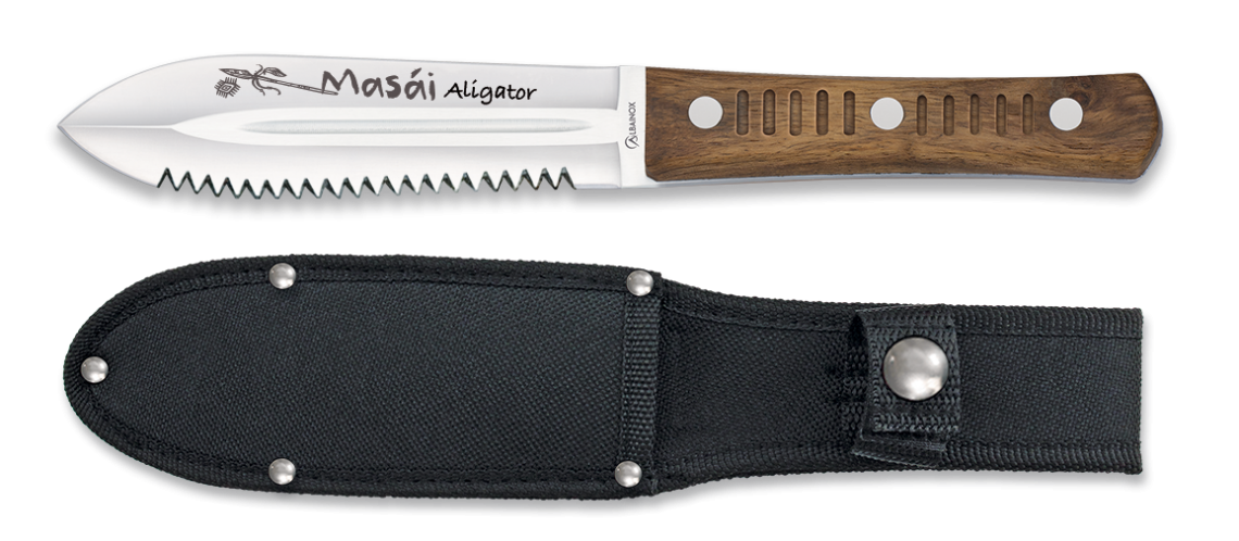 Μαχαίρι Albainox Masai / Aligator 14cm 32605 | www.lightgear.gr
