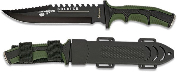 Μαχαίρι Albainox 32405 Tactical Soldier Green 19cm | www.lightgear.gr