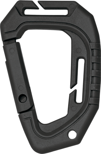 Κρίκος Carabiner Albainox Συνθετικός Black 23gr | www.lightgear.gr