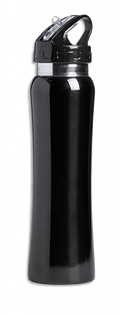 Υδροδοχείο Stainless Steel Black 800ml Mod.6280 | www.lightgear.gr