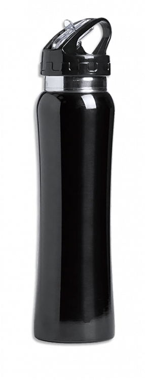 Υδροδοχείο Stainless Steel Black 800ml Mod.6280 | www.lightgear.gr