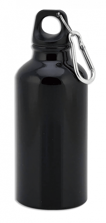 Υδροδοχείο Aluminium Black 400ml Mod.3384 | www.lightgear.gr