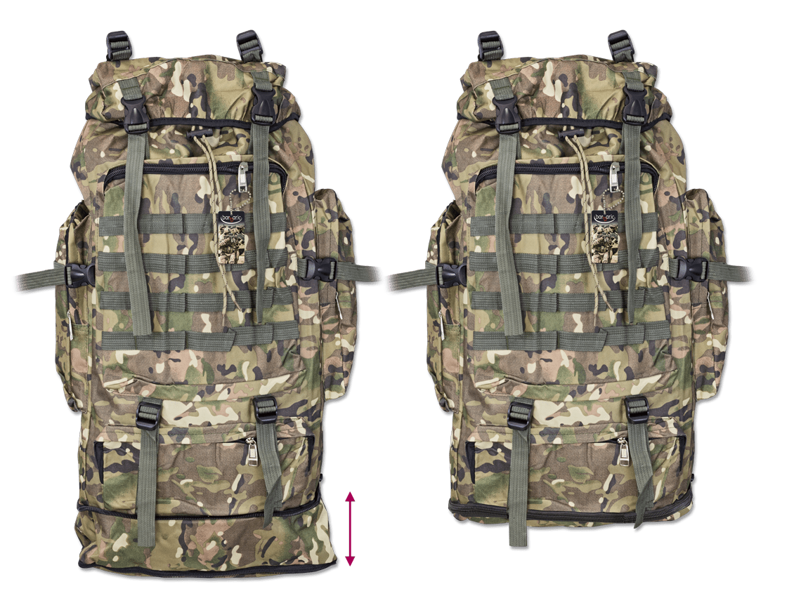 Σακίδιο Πλάτης Barbaric Backpack 60lt 34936-cp | www.lightgear.gr