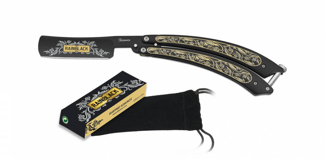 Σουγιάς Albainox Rainblack Razor Blade 10.6cm | www.lightgear.gr