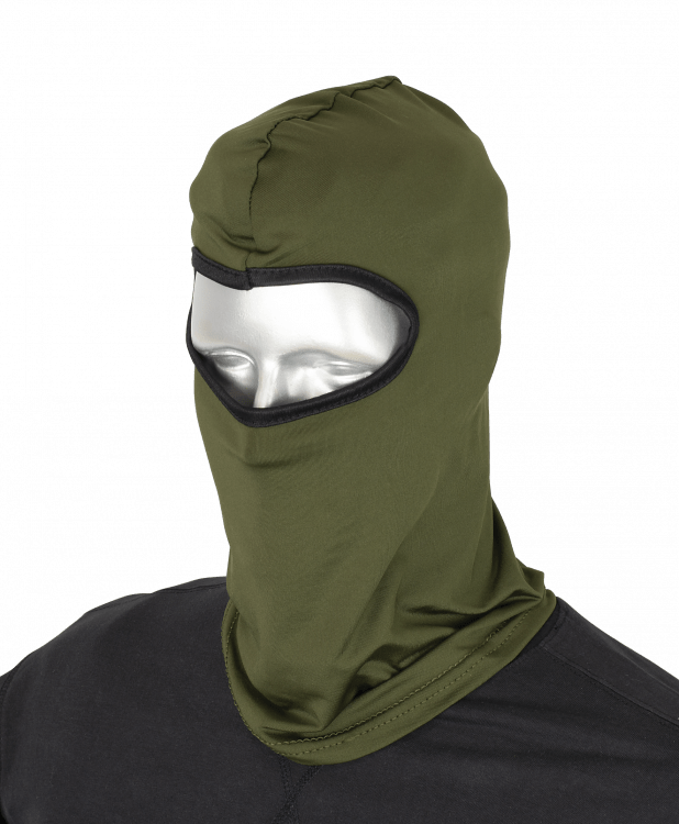Balaclava Polyester Μονόχρωμη Πράσινη | www.lightgear.gr