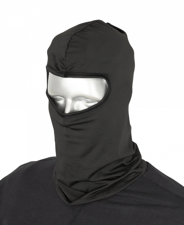 Balaclava Polyester Μονόχρωμη Μαύρη | www.lightgear.gr