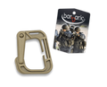 Κρίκος Carabiner Albainox Συνθετικός Coyote | www.lightgear.gr